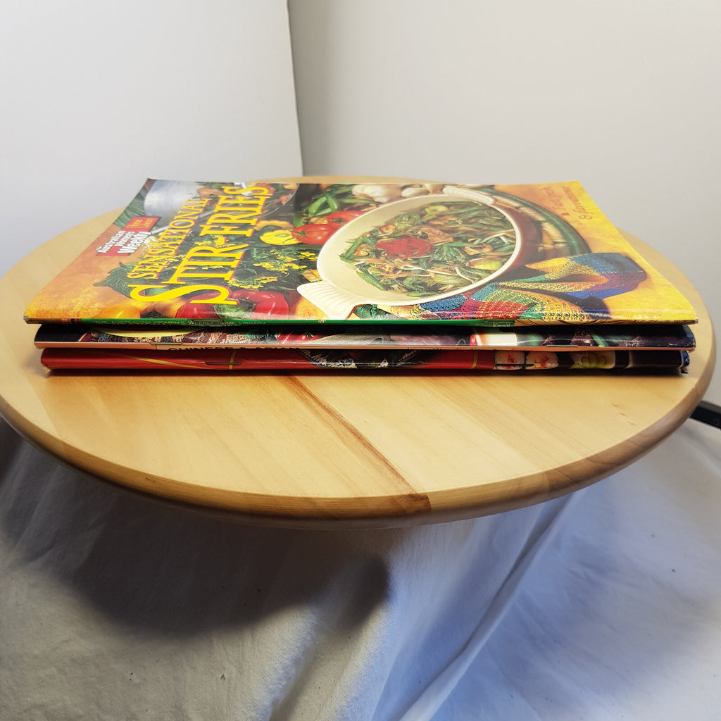 3 x Asian cuisine cookbooks by AWW/Family Circle - paperbacks