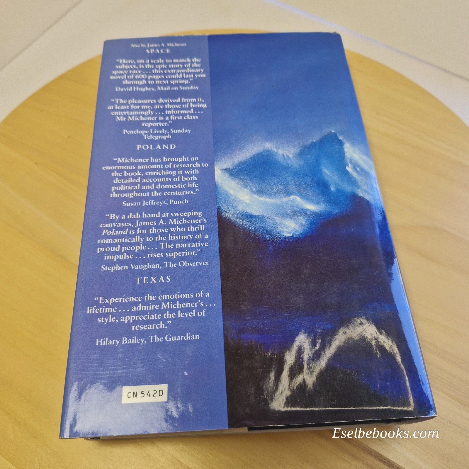 Alaska by James A. Michener - hardback with dust jacket