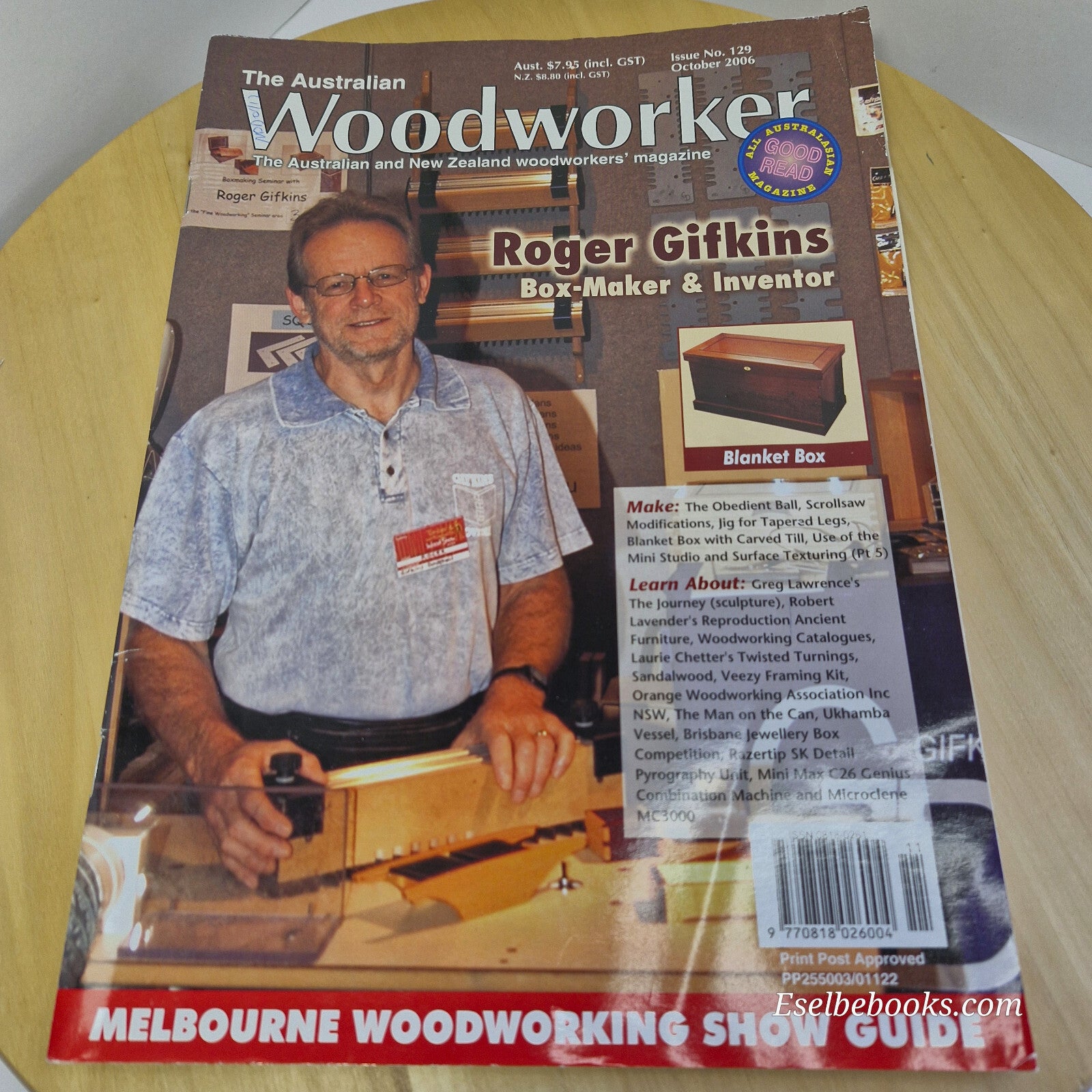 Various vintage wood working magzines x 9