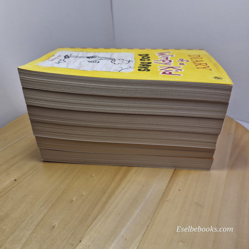 Children's fiction: Diary of a wimpy kid books 4 to 9 (6 books) - paperbacks