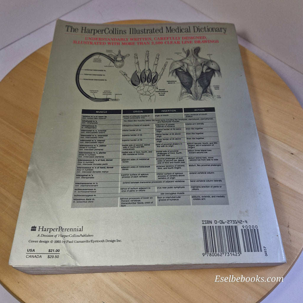 HarperCollins Illustrated Medical Dictionary by B. John Melloni, Gilbert M....