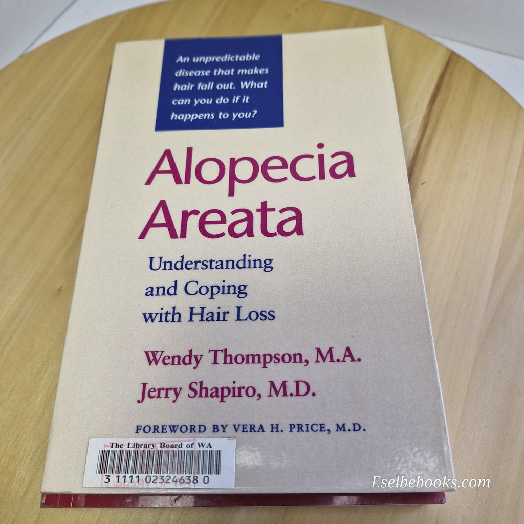 3 books about hair loss/alopecia - hardback/paperbacks