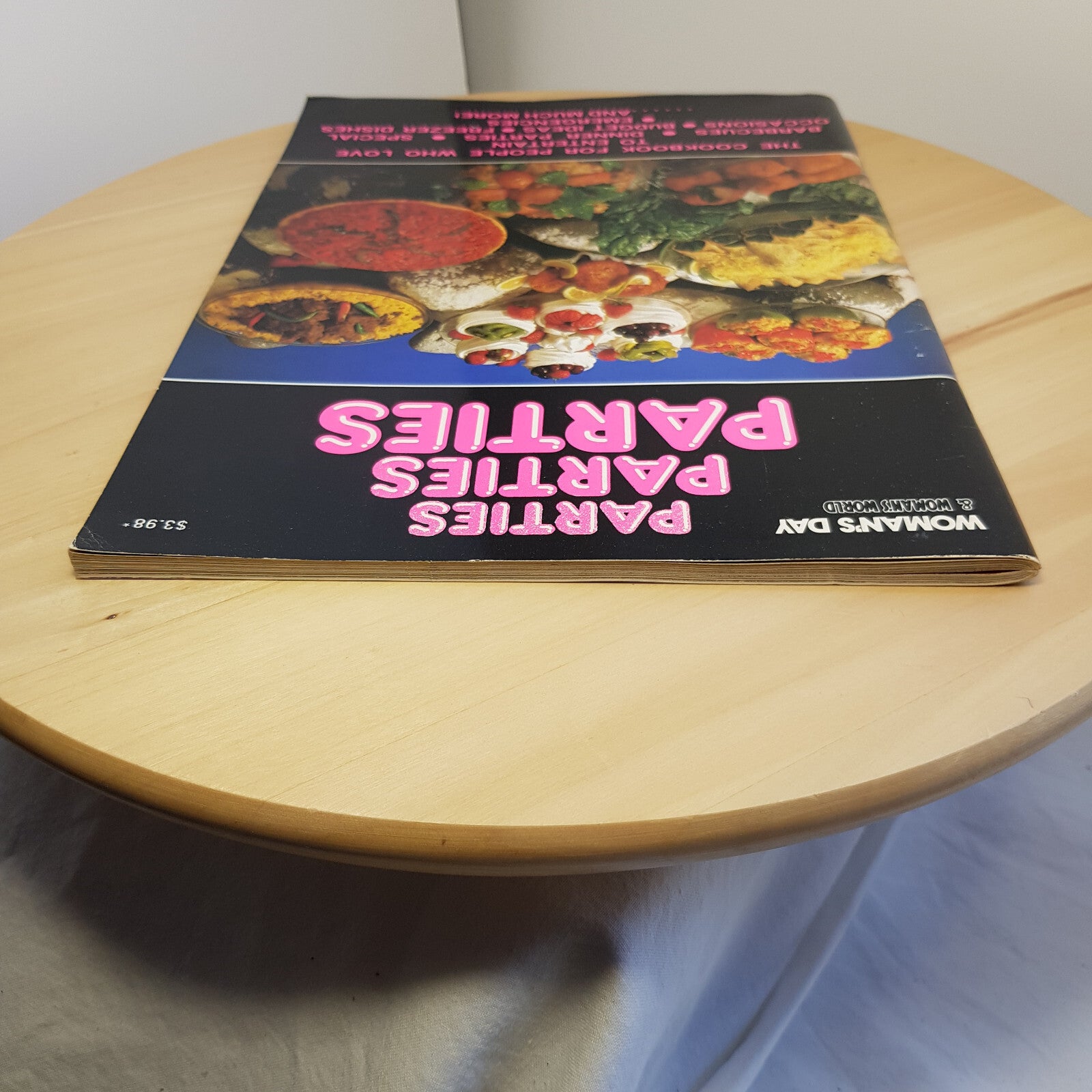 3 x entertaining/party food cookbooks - hardback/paperbacks