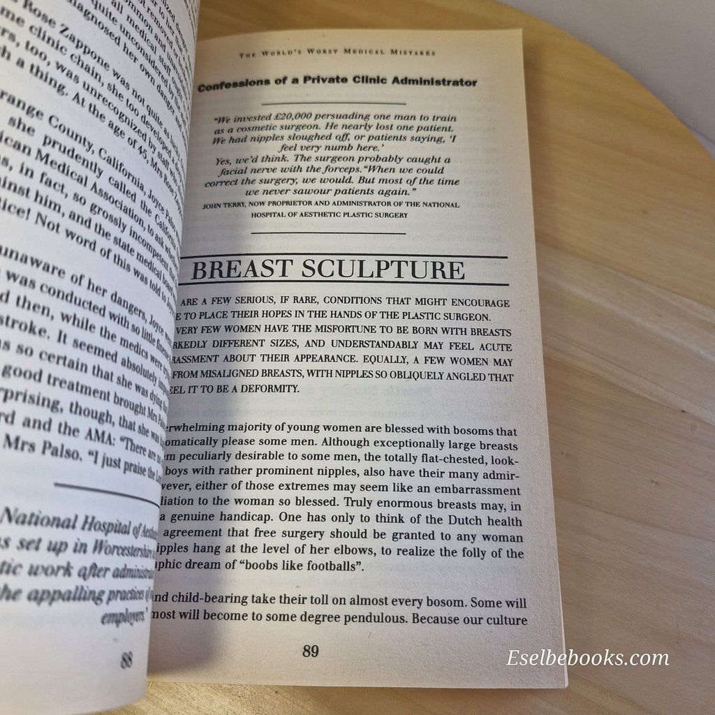 The World's Worst Medical Mistakes by Martin Fido - Paperback