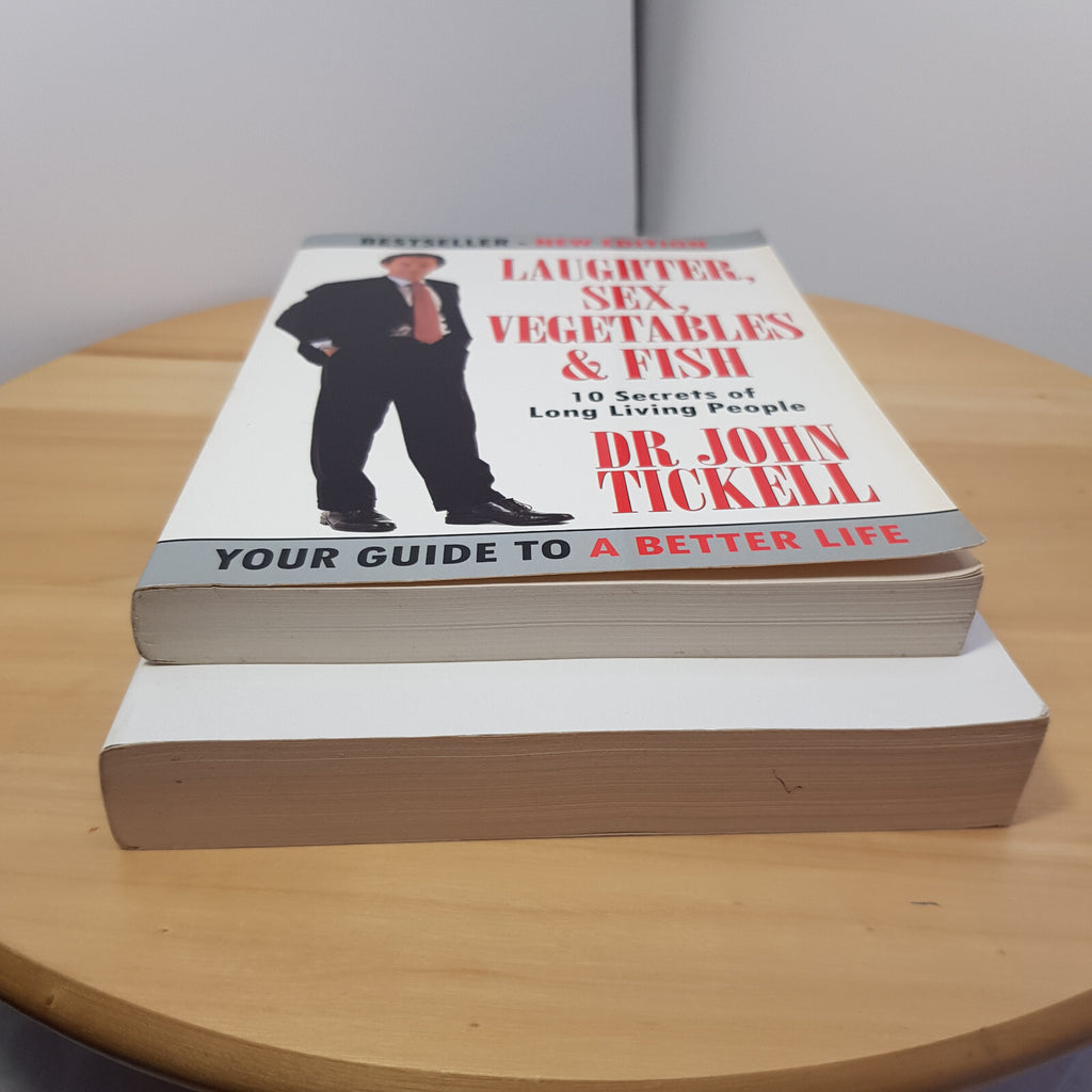 2 x paperbacks - Bolder by Carl Honore & Laughter, sex, vegetables & fish - h...