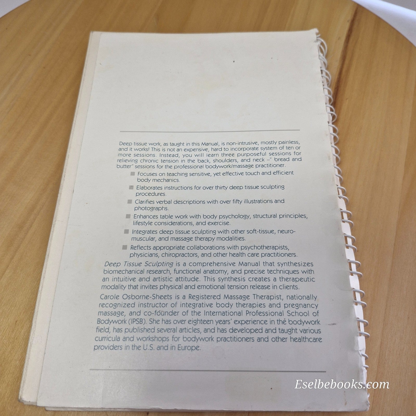 Deep Tissue Sculpting A Technical and Artistic Manual for Therapeutic Bodywork