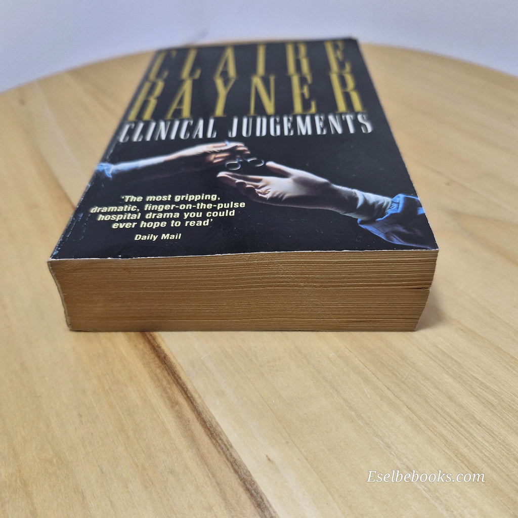 Crime/thriller: Clinical judgements by Claire Rayner - vintage paperback