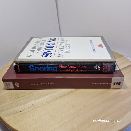 3 books about snoring and sleep apnea and how to deal with it
