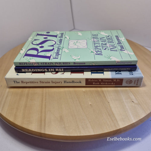 3 books about repetitive strain injury - guide/handbook/readings (RSI)