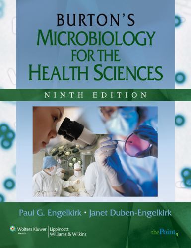 Burton's Microbiology for the Health Sciences by P Engelkirk 8th ed- CD untested